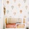 Hot Air Balloon Wall Decals - Removable & Reusable Fabric Wall Stickers, Nursery and Kid's Room Wall Decor